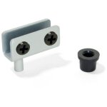 Jeu de charni�re � douille pour portes en verre rentrantes (10unit�es) - talla