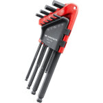 Jeu de 9 cls allen longues en l 1, 5 - 10 mm - tte sphrique - 83sh. jp9apf - sur tui - facom