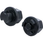 Jeu de cls pour bouchons de vidange d?huile pour daf, man, volvo, scania, neoplan 2 pices