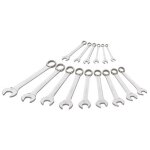 Jeu de clés à douille non 16 pièces en acier chrome vanadium ( prix pour 1 ) Jeu de clés à douille non 16 pièces en acier chrome vanadium ( prix pour 1 )