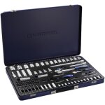 Jeu de cl�s � douilles promat 91 pi�ces 1 / 4 + 1 / 2 ' ouverture de cl� 4 - 32 mm