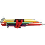 Jeu de cls mles coudes torx  tte sphrique, extra longues et coudes  108, 9 pcs