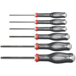 Jeu de cls mles facom 6 pans emmanches  tte sphrique, 6 pices