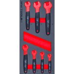 Jeu de cl�s plates isol�es 8 - 19 mm ev v�hicules �lectriques 7 pi�ces module en mousse pour servante ...