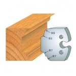 Jeux de deux fers profil hauteur 50mm 855. 207