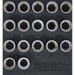 Jeu de douilles bgs technic pour ecrou antivol jantes land rover