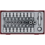 Jeu de douilles / embouts tx - tpx tt1 tray 1 / 4 3 / 8 tx - tpx 30 pi�ces teng tools tttx30