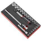 Jeu de douilles facom 1 / 2  carr� 23 pi�ces ( prix pour 1 )