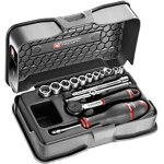 Jeu de douilles facom 1 / 4 r. 161b, 15 pi�ces r. 161 - 2p6