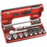 Jeu de douilles facom 3 / 8z d - box, 18 pi�ces jl. dbox112pb