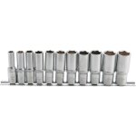 Jeu de douilles, six pans, longues 10 mm (3 / 8') 8 - 19 mm 11 pièces Jeu de douilles, six pans, longues 10 mm (3 / 8') 8 - 19 mm 11 pièces