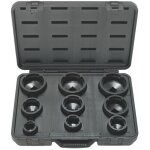 Jeu d'crous et de cls  molette ks tools, embout intrieur, 9 pcs.