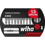 Jeu d'embouts flipselector 13 pi�ces i avec clip de ceinture i standard 25 mm cruciforme, pozidriv, torx� ...