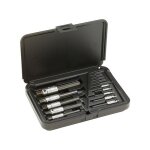 Jeu d'extracteurs de tarauds m4 - m12 ? 4 fentes ? coffret en plastique ? pour tarauds m�caniques ? taille ...