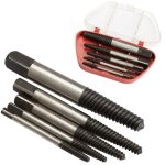 Jeu d'extracteur de vis en acier 3mm - 18mm, kit d'outils pour enlever les boulons et les goujons, perceuse ...