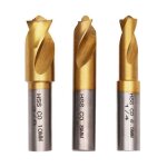 Jeu de forets hss - co au cobalt pour m�tal tremp� et acier inoxydable ? 3 diam�tres 6, 5 / 8 / 10mm ...