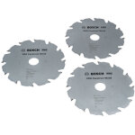 Jeu de lames de scie circulaire bosch pro pour le bois de construction, lot de 3, 190 x 30 mm