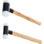 Bgs technic - jeu de maillets de dbosselage manche hickory anti rebonds  30 / 45 mm 300 / 550 g 2 pices ...