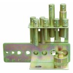 Jeu de poinons 8 pices diamtre 10 - 30mm pour presse d'atelier mw tools cat - set
