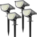 Jeu de quatre lampes solaires puissantes pour l'ext�rieur ip65, lampes solaires �tanches pour l'ext�rieur, ...