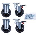 Jeu de roulettes pour servante d'atelier performanceplus, avec vis