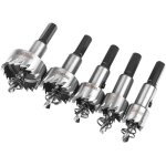 [jamais utilis�] jeu de scies cloches, 5 pi�ces scies cloches cobalt hss 16 / 18, 5 / 20 / 25 / 30 mm, ...