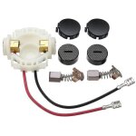 Jeu de supports de balais de carbone pour makita ? lot de 2 balais ? mat�riau abs ? installation facile ...