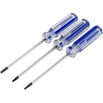 Jeu de tournevis torx t8 t9 t10 avec trou de s�curit� magn�tique ? manche antid�rapant, acier cr - v, ...