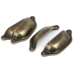 10pcs poignée de coquille vintage bouton de porte rétro poignées de porte en fer avec vis - 9, 8x3, 3cm ... 10pcs poignée de coquille vintage bouton de porte rétro poignées de porte en fer avec vis - 9, 8x3, 3cm ...