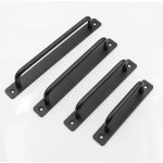 2 pi�ces poign�es de porte coulissantes poign�e de tiroir en aluminium pour cuisine armoires chambre ...