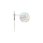 Geb - joint tubulaire pour bas de porte de douche ou ct de porte de douche 5  8mm - 1 mtre