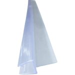 Joint de douche � l�vre abrasive transparent 100cm ? profil� de rejet d'eau pour joint inf�rieur ? pvc ...