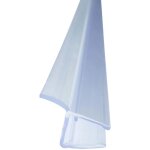 Joint de douche, joint de porte transparent pour porte de douche en verre, l�vre de douche en pvc, r�sistant ...