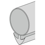 Joint dual - joint silicon� clipsable marron 100 m x 6 mm pour rainureuse