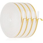 Joint fenetre isolation anti froid, 20m joint porte d'entr�e mousse adh�sif 6 x 3mm bande etancheite ...