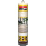 Joint parquet - mastic acrylique pour parquet - soudal - 290 ml ral 1013 - blanc perl�