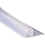 Joint de porte de bain paroi de douche joint de fen�tre incurv� forme droite ou caoutchouc verre bas ...