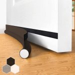 Joint de porte coupe - vent auto - adh�sif pour portes, 94 cm sous porte coupe - vent isolable balai ...
