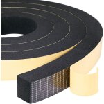 Joint de porte, joint d'�tanch�it� de mousse adh�sive, bande caoutchouc anti - froid antichoc, 2 rouleaux ...