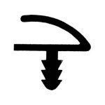 Joint de porte sd018 noir ? lot de 5 ? mat�riau epdm / pp ? r�sistant de - 60 �c � + 100 �c ? compatible ...