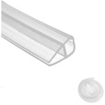 Joint de remplacement pour cabine de douche profil en silicone transparent 8mm 2mt 74231