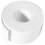 Joint silicone blanc salle de bain, ruban d'�tanch�it�, bande etancheite autocollante�tanche pe pour