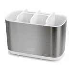 Joseph&joseph - joseph joseph 70531 easystore steel porte - brosses à dents grand format - blanc, one ... Joseph&joseph - joseph joseph 70531 easystore steel porte - brosses à dents grand format - blanc, one ...