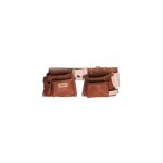 Tablier amricain cuir qs avec ceinture, 6 poches et 5 porte - accessoires - rf: tabushq - jouanel