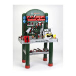 Klein - �tabli jouet bosch avec tournevis m�canique et v�hicule � construire - � partir de 3 ans