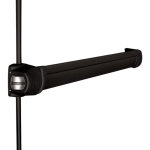 Jpm - serrure anti panique fluid 3 points lateraux 1200mm couleur - noir