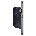 Jpm - serrure � larder multibat � bec de cane axe 50mm finition noir � bout carr� sans g�che 250000 01 ...