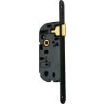 Jpm - serrure � larder multibat bec de canne axe 40mm finition noir bout rond t�ti�re 20mm droite 000250 ...