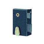 Jpm - serrure monopoint en applique p�ne dormant demi tour cl� � chiffres vertical � fouillot droite ...