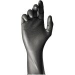 Bote de 50 gants jetables en nitrile noir sans poudre taille 11 juba
